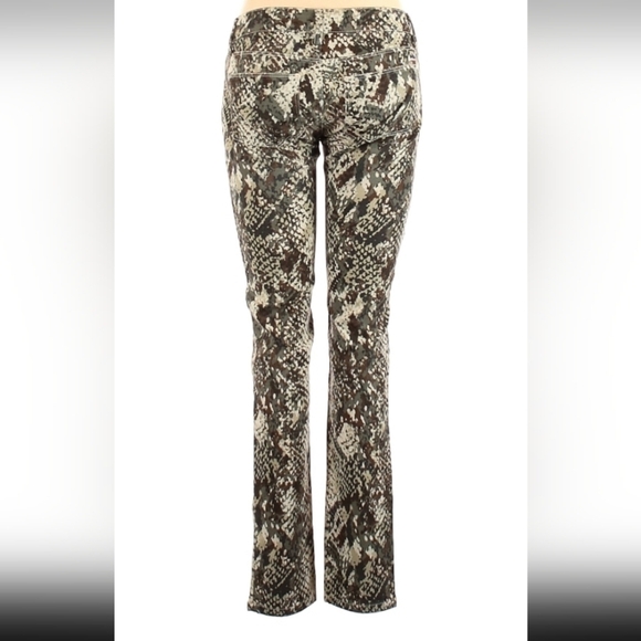 Denim - Etienne Marcel🌸gorgeous snake print design jeans.